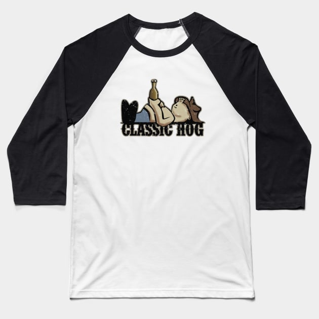 Classic Hog Baseball T-Shirt by hobrath